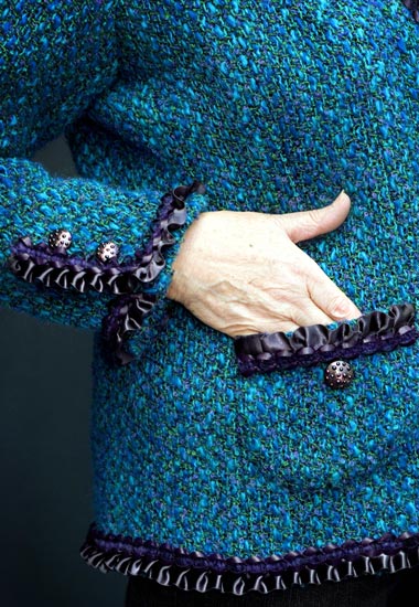 Detail of Jane Foster's Couture Jacket