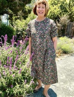 Susan wearing a summer dress